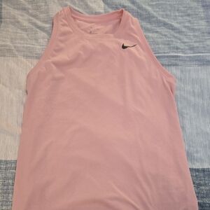 Nike Pink Tank Top with Swoosh